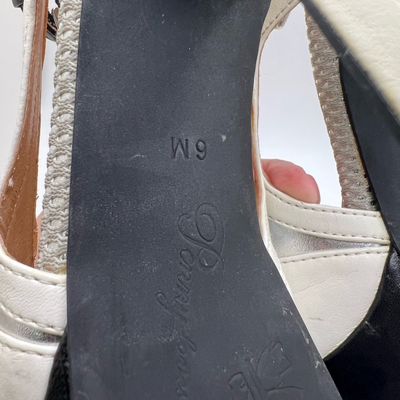 Penny Loves Kenny Black, White and Silver Stiletto Heels - Picture 11 of 16